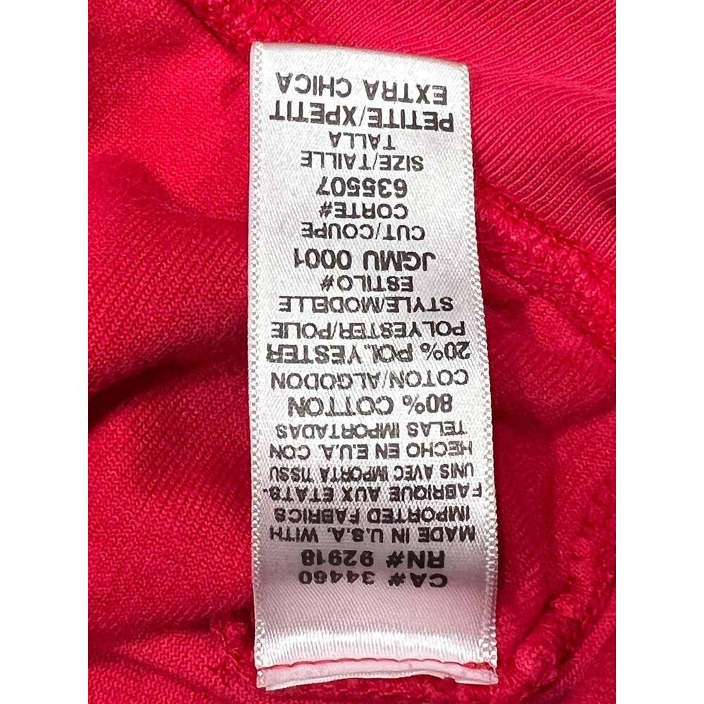 Juicy Couture Hoodie zip up velvet Y2K preppy Womens Red S petite A006837 - Picture 5 of 11